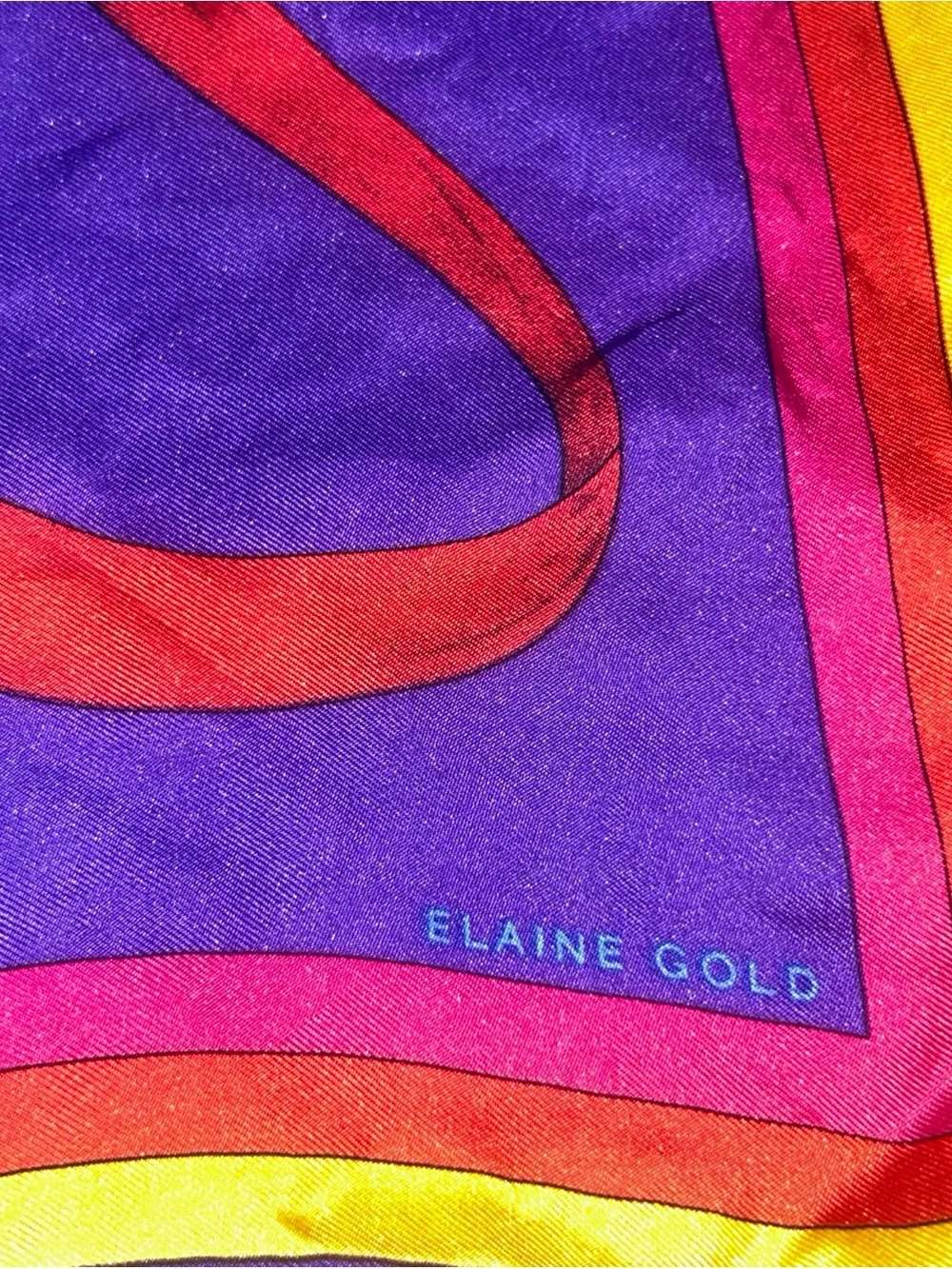 Elaine Gold bright purple